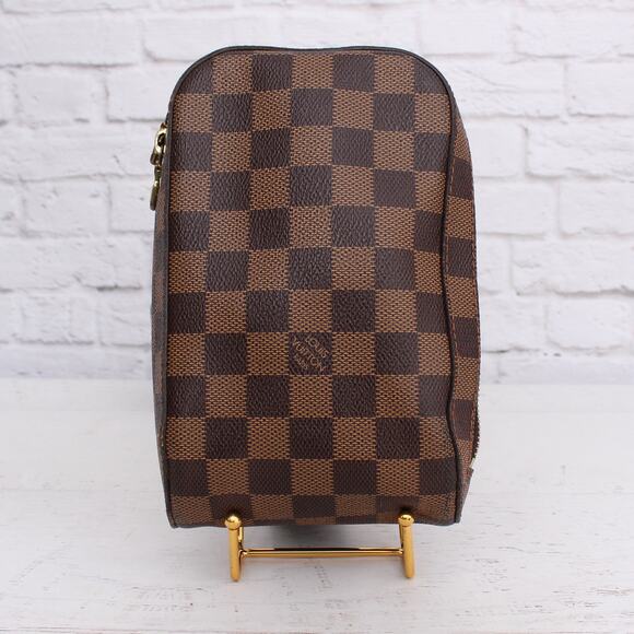 Louis Vuitton Geronimos Damier Ebene Sling Bumbag Waist Crossbody Pouch A5453 - Picture 1 of 10